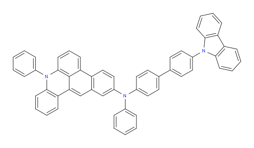 N-(4'-(9H-carbazol-9-yl)-[1,1'-biphenyl]-4-yl)-N,8-diphenyl-8H-naphtho[1,2,3-kl]acridin-2-amine