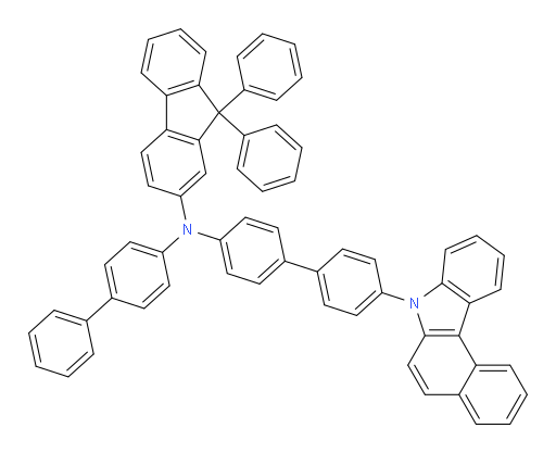 N-(4'-(7H-benzo[c]carbazol-7-yl)-[1,1'-biphenyl]-4-yl)-N-([1,1'-biphenyl]-4-yl)-9,9-diphenyl-9H-fluoren-2-amine