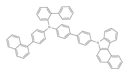 N-(4'-(7H-benzo[c]carbazol-7-yl)-[1,1'-biphenyl]-4-yl)-N-(4-(naphthalen-1-yl)phenyl)-[1,1'-biphenyl]-2-amine