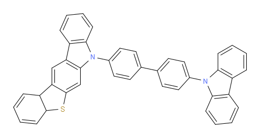 7-(4'-(9H-carbazol-9-yl)-[1,1'-biphenyl]-4-yl)-7,12b-dihydro-4aH-benzo[4,5]thieno[2,3-b]carbazole