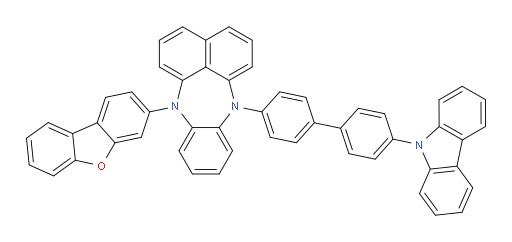 7-(4'-(9H-carbazol-9-yl)-[1,1'-biphenyl]-4-yl)-12-(dibenzo[b,d]furan-3-yl)-7,12-dihydrobenzo[b]naphtho[1,8-ef][1,4]diazepine