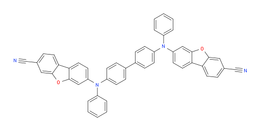 7,7'-([1,1'-biphenyl]-4,4'-diylbis(phenylazanediyl))bis(dibenzo[b,d]furan-3-carbonitrile)