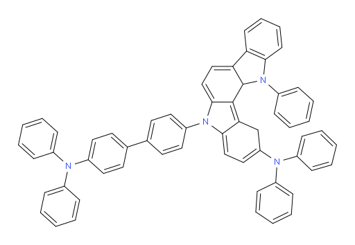 5-(4'-(diphenylamino)-[1,1'-biphenyl]-4-yl)-N,N,12-triphenyl-1,5,12,12a-tetrahydroindolo[3,2-a]carbazol-2-amine
