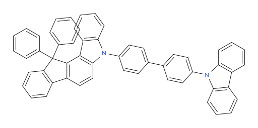 5-(4'-(9H-carbazol-9-yl)-[1,1'-biphenyl]-4-yl)-12,12-diphenyl-5,12-dihydroindeno[1,2-c]carbazole