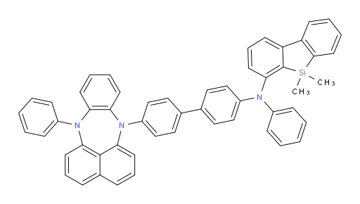 5,5-dimethyl-N-phenyl-N-(4'-(12-phenylbenzo[b]naphtho[1,8-ef][1,4]diazepin-7(12H)-yl)-[1,1'-biphenyl]-4-yl)-5H-dibenzo[b,d]silol-4-amine