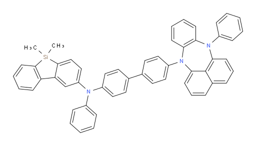 5,5-dimethyl-N-phenyl-N-(4'-(12-phenylbenzo[b]naphtho[1,8-ef][1,4]diazepin-7(12H)-yl)-[1,1'-biphenyl]-4-yl)-5H-dibenzo[b,d]silol-2-amine