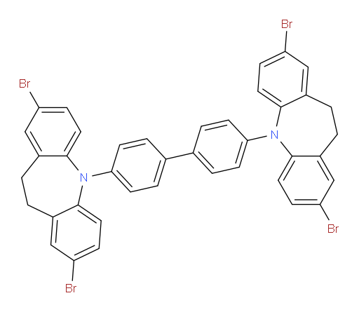 4,4'-bis(2,8-dibromo-10,11-dihydro-5H-dibenzo[b,f]azepin-5-yl)-1,1'-biphenyl