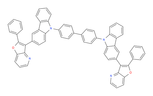 4,4'-bis(3-(2-phenylfuro[3,2-b]pyridin-3-yl)-9H-carbazol-9-yl)-1,1'-biphenyl