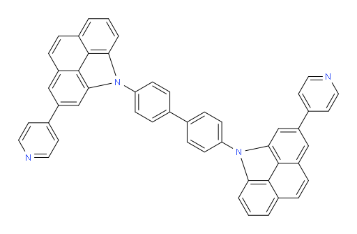 4,4'-bis(2-(pyridin-4-yl)-4H-benzo[def]carbazol-4-yl)-1,1'-biphenyl