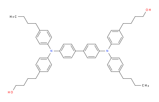 4,4'-(([1,1'-biphenyl]-4,4'-diylbis((4-butylphenyl)azanediyl))bis(4,1-phenylene))bis(butan-1-ol)