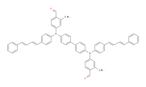 4,4'-([1,1'-biphenyl]-4,4'-diylbis((4-((1E,3E)-4-phenylbuta-1,3-dien-1-yl)phenyl)azanediyl))bis(2-methylbenzaldehyde)
