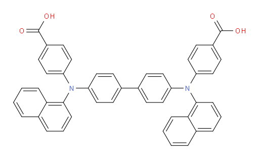 4,4'-([1,1'-biphenyl]-4,4'-diylbis(naphthalen-1-ylazanediyl))dibenzoic acid