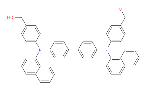 (([1,1'-biphenyl]-4,4'-diylbis(naphthalen-1-ylazanediyl))bis(4,1-phenylene))dimethanol