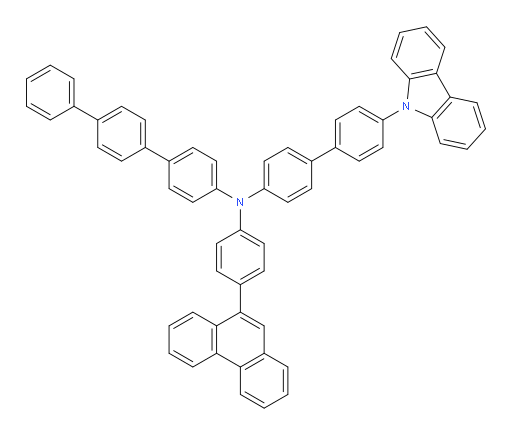 N-(4'-(9H-carbazol-9-yl)-[1,1'-biphenyl]-4-yl)-N-(4-(phenanthren-9-yl)phenyl)-[1,1':4',1''-terphenyl]-4-amine