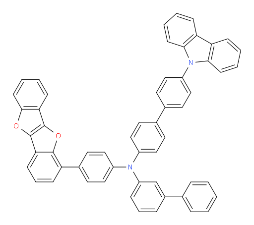 N-(4'-(9H-carbazol-9-yl)-[1,1'-biphenyl]-4-yl)-N-(4-(benzofuro[3,2-b]benzofuran-1-yl)phenyl)-[1,1'-biphenyl]-3-amine