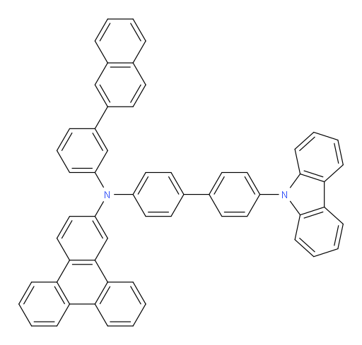 N-(4'-(9H-carbazol-9-yl)-[1,1'-biphenyl]-4-yl)-N-(3-(naphthalen-2-yl)phenyl)triphenylen-2-amine