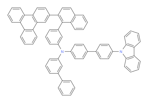 N-(4'-(9H-carbazol-9-yl)-[1,1'-biphenyl]-4-yl)-N-(3-(2-(triphenylen-2-yl)naphthalen-1-yl)phenyl)-[1,1'-biphenyl]-3-amine