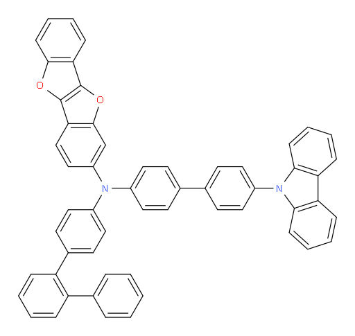 N-(4'-(9H-carbazol-9-yl)-[1,1'-biphenyl]-4-yl)-N-([1,1':2',1''-terphenyl]-4-yl)benzofuro[3,2-b]benzofuran-2-amine