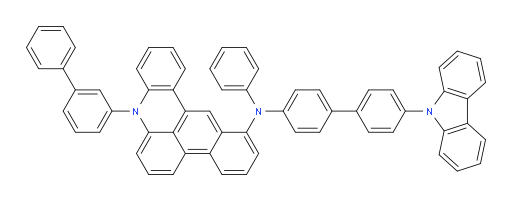 N-(4'-(9H-carbazol-9-yl)-[1,1'-biphenyl]-4-yl)-8-([1,1'-biphenyl]-3-yl)-N-phenyl-8H-naphtho[1,2,3-kl]acridin-1-amine