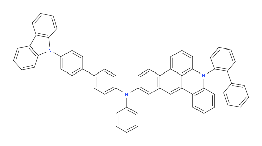 N-(4'-(9H-carbazol-9-yl)-[1,1'-biphenyl]-4-yl)-8-([1,1'-biphenyl]-2-yl)-N-phenyl-8H-naphtho[1,2,3-kl]acridin-2-amine