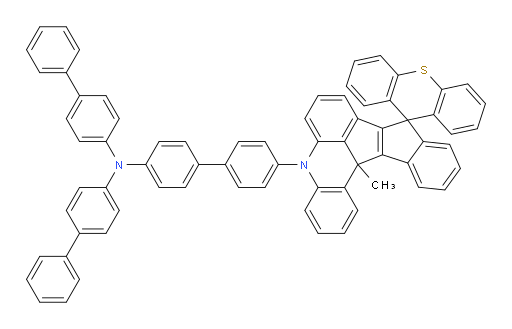 N,N-di([1,1'-biphenyl]-4-yl)-4'-(13c-methylspiro[benzo[4,5]pentaleno[1,2,3-kl]acridine-9,9'-thioxanthene]-5(13cH)-yl)-[1,1'-biphenyl]-4-amine