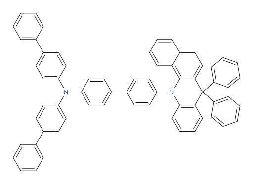 N,N-di([1,1'-biphenyl]-4-yl)-4'-(7,7-diphenylbenzo[c]acridin-12(7H)-yl)-[1,1'-biphenyl]-4-amine