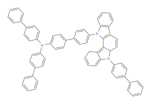 N,N-di([1,1'-biphenyl]-4-yl)-4'-(5-([1,1'-biphenyl]-4-yl)-5,5a-dihydroindolo[3,2-a]carbazol-12(1H)-yl)-[1,1'-biphenyl]-4-amine