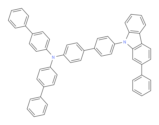 N,N-di([1,1'-biphenyl]-4-yl)-4'-(2-phenyl-9H-carbazol-9-yl)-[1,1'-biphenyl]-4-amine