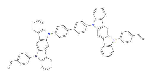 4,4'-(11,11'-([1,1'-biphenyl]-4,4'-diyl)bis(indolo[3,2-b]carbazole-11,5(11H)-diyl))dibenzaldehyde