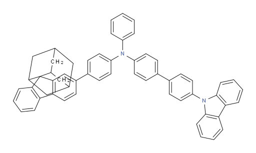 4'-(9H-carbazol-9-yl)-N-phenyl-N-(4-(spiro[adamantane-2,9'-fluoren]-2'-yl)phenyl)-[1,1'-biphenyl]-4-amine