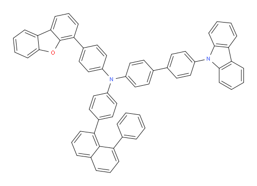 4'-(9H-carbazol-9-yl)-N-(4-(dibenzo[b,d]furan-4-yl)phenyl)-N-(4-(8-phenylnaphthalen-1-yl)phenyl)-[1,1'-biphenyl]-4-amine