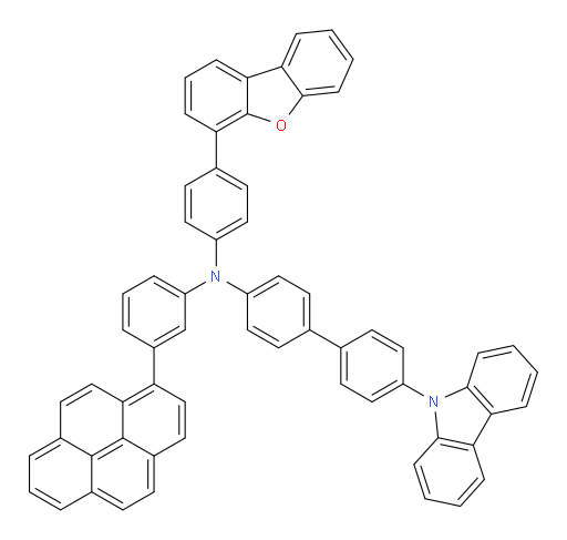 4'-(9H-carbazol-9-yl)-N-(4-(dibenzo[b,d]furan-4-yl)phenyl)-N-(3-(pyren-1-yl)phenyl)-[1,1'-biphenyl]-4-amine