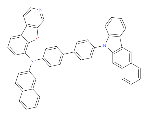 N-(4'-(5H-benzo[b]carbazol-5-yl)-[1,1'-biphenyl]-4-yl)-N-(naphthalen-2-yl)benzofuro[2,3-c]pyridin-8-amine