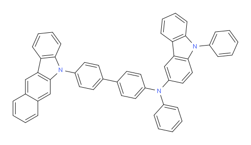 N-(4'-(5H-benzo[b]carbazol-5-yl)-[1,1'-biphenyl]-4-yl)-N,9-diphenyl-9H-carbazol-3-amine
