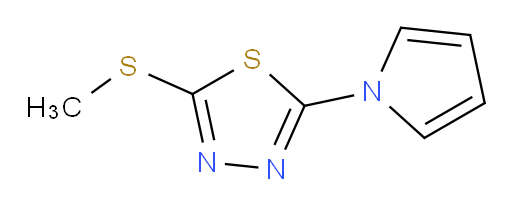 2-(methylthio)-5-(1H-pyrrol-1-yl)-1,3,4-thiadiazole