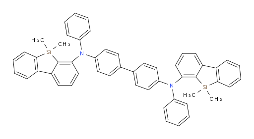 N4,N4'-bis(5,5-dimethyl-5H-dibenzo[b,d]silol-4-yl)-N4,N4'-diphenyl-[1,1'-biphenyl]-4,4'-diamine
