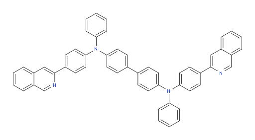 N4,N4'-bis(4-(isoquinolin-3-yl)phenyl)-N4,N4'-diphenyl-[1,1'-biphenyl]-4,4'-diamine