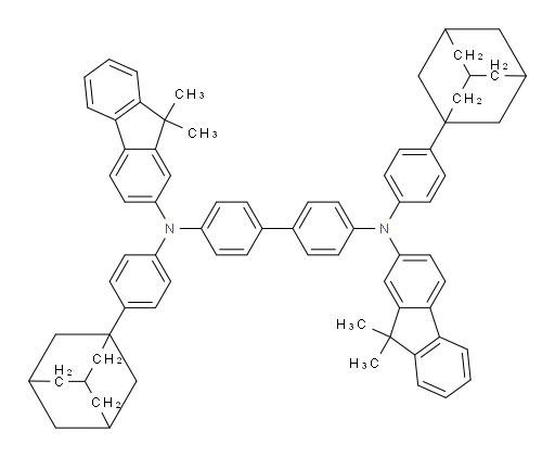 N4,N4'-bis(4-(adamantan-1-yl)phenyl)-N4,N4'-bis(9,9-dimethyl-9H-fluoren-2-yl)-[1,1'-biphenyl]-4,4'-diamine