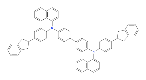 N4,N4'-bis(4-(2,3-dihydro-1H-inden-2-yl)phenyl)-N4,N4'-di(naphthalen-1-yl)-[1,1'-biphenyl]-4,4'-diamine