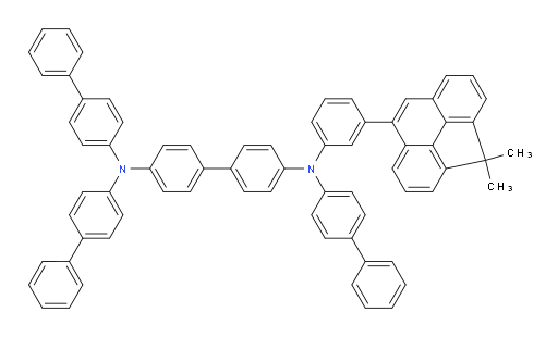 N4,N4,N4'-tri([1,1'-biphenyl]-4-yl)-N4'-(3-(4,4-dimethyl-4H-cyclopenta[def]phenanthren-8-yl)phenyl)-[1,1'-biphenyl]-4,4'-diamine