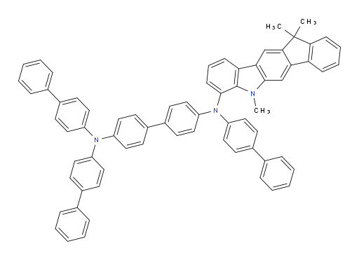 N4,N4,N4'-tri([1,1'-biphenyl]-4-yl)-N4'-(5,11,11-trimethyl-5,11-dihydroindeno[1,2-b]carbazol-4-yl)-[1,1'-biphenyl]-4,4'-diamine