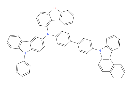 N-(4'-(7H-benzo[c]carbazol-7-yl)-[1,1'-biphenyl]-4-yl)-N-(dibenzo[b,d]furan-1-yl)-9-phenyl-9H-carbazol-3-amine