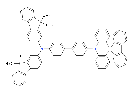 N-(4'-(5'H-spiro[dibenzo[b,d]silole-5,10'-dibenzo[b,e][1,4]azasilin]-5'-yl)-[1,1'-biphenyl]-4-yl)-N-(9,9-dimethyl-9H-fluoren-2-yl)-9,9-dimethyl-9H-fluoren-2-amine