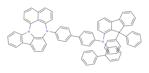 N-(4'-(4H-naphtho[1',8':5,6,7][1,4]diazepino[3,2,1-jk]carbazol-4-yl)-[1,1'-biphenyl]-4-yl)-N-([1,1'-biphenyl]-2-yl)-9,9-diphenyl-9H-fluoren-1-amine