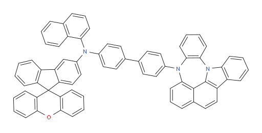 N-(4'-(4H-4,8b-diazaindeno[1,2,3-gh]pleiaden-4-yl)-[1,1'-biphenyl]-4-yl)-N-(naphthalen-1-yl)spiro[fluorene-9,9'-xanthen]-3-amine