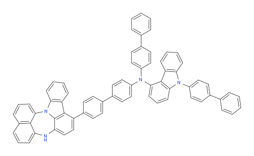 N-(4'-(4H-naphtho[1',8':5,6,7][1,4]diazepino[3,2,1-jk]carbazol-7-yl)-[1,1'-biphenyl]-4-yl)-N,9-di([1,1'-biphenyl]-4-yl)-9H-carbazol-4-amine