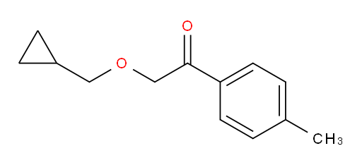 2-(cyclopropylmethoxy)-1-(p-tolyl)ethanone