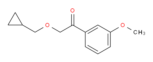 2-(cyclopropylmethoxy)-1-(3-methoxyphenyl)ethanone