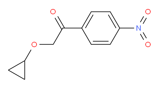 2-cyclopropoxy-1-(4-nitrophenyl)ethanone