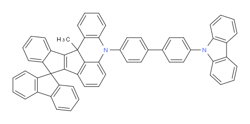 5-(4'-(9H-carbazol-9-yl)-[1,1'-biphenyl]-4-yl)-13c-methyl-5,13c-dihydrospiro[benzo[4,5]pentaleno[1,2,3-kl]acridine-9,9'-fluorene]